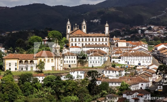 Bild på Blick auf Ouro Preto Brasilien